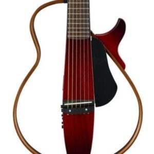 Yamaha SLG200S Steel Silent Guitar in Crimson Red Burst