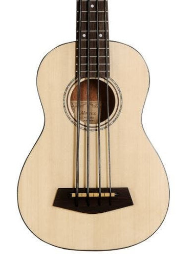 Alvarez Artist AU60EBASS Electro Acoustic Bass Ukulele in Gloss Natural