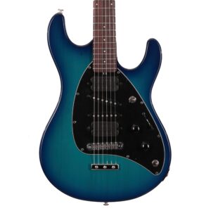 Music Man Steve Morse Signature Electric Guitar in Blue Burst (34748)