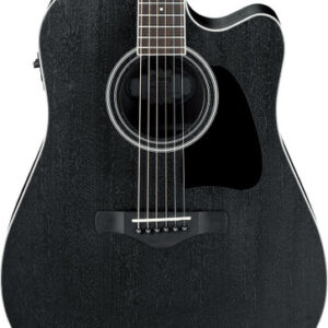 Ibanez Artwood AW84CE Electro Acoustic in Weathered Black Open Pore