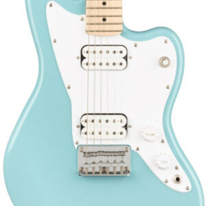 Squier Mini Jazzmaster Electric Guitar in Daphne Blue