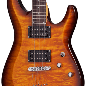 Schecter C-6 Plus Electric Guitar in Vintage Sunburst