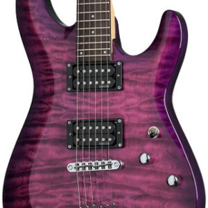 Schecter C-6 Plus Electric Guitar in Electric Magenta