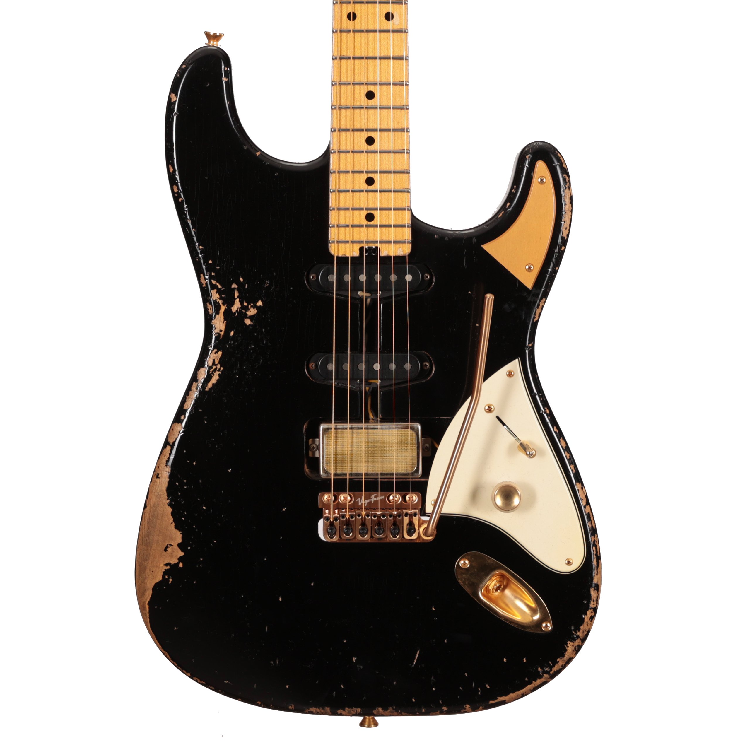 Shabat Guitars Lynx DZ Dweezil Zappa Signature Electric Guitar in Black Gold (35041)