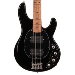 Music Man DarkRay Bass Guitar in Obisidian Black (35047)