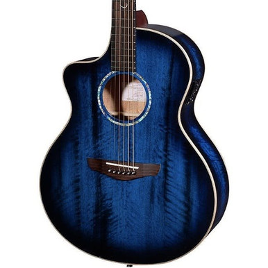 Faith Neptune Left Handed Electro Acoustic in Blue Moon Burst