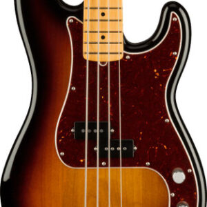 Fender American Professional II Precision Bass Guitar in 3 Tone Sunburst with Maple Fingerboard