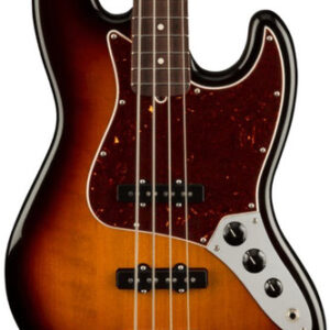 Fender American Professional II Jazz Bass Guitar In 3-Colour Sunburst with Rosewood Fingerboard