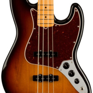 Fender American Professional II Jazz Bass Guitar In 3-Colour Sunburst with Maple Fingerboard