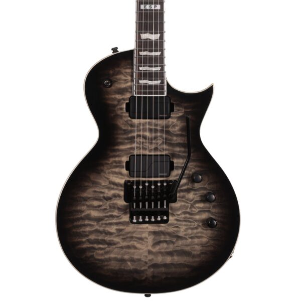ESP E-II Eclipse FR Electric Guitar in Charcoal Burst (35518)