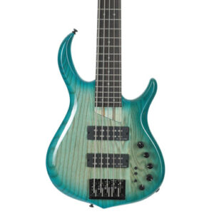 Sire Version 2 Marcus Miller M5 Swamp Ash 5-String Bass Guitar In Transparent Blue