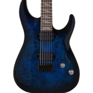 Schecter Omen Elite 6 in See Thru Blue Burst