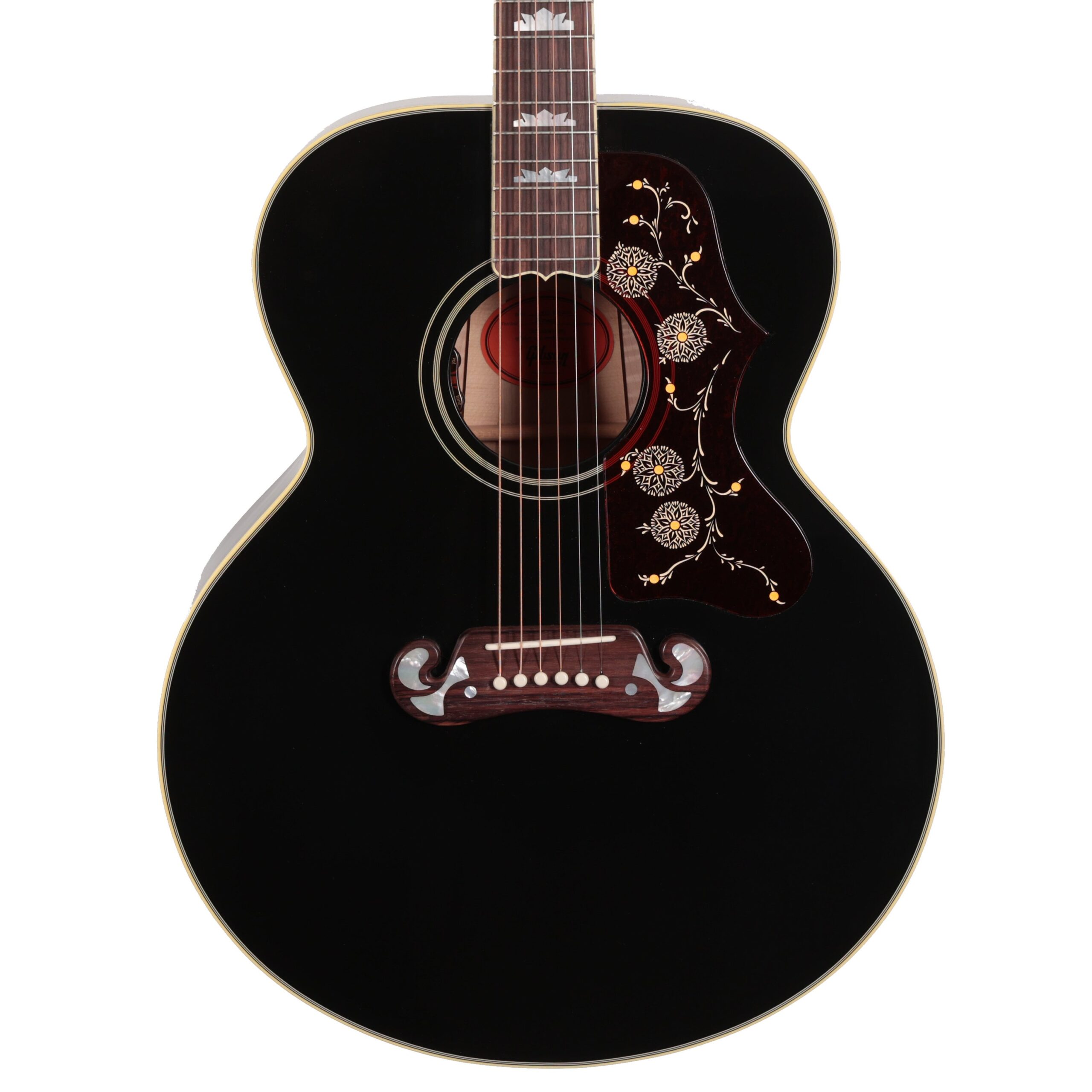 Gibson Elvis SJ-200 Electro Acoustic Guitar in Ebony (35683)