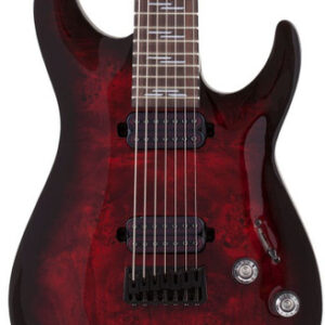 Schecter Omen Elite 7 in Black Cherry Burst