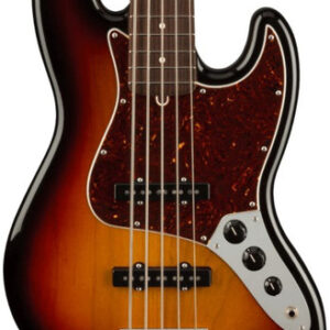 Fender American Professional II Jazz Bass Guitar V In 3-Colour Sunburst with Rosewood Fingerboard