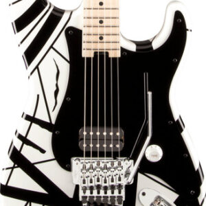 EVH Tribute Striped Series in Black and White
