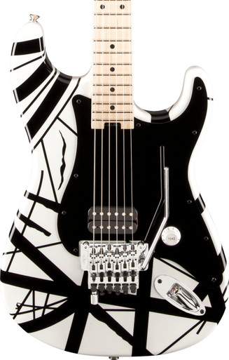 EVH Tribute Striped Series in Black and White
