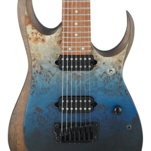 Ibanez RGD7521PB-DSF 7-String Electric Guitar in Deep Seafloor Fade Flat