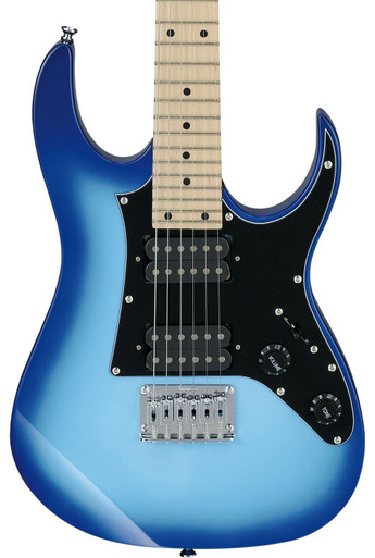 Ibanez GRGM21M-BLT GIO Series Mikro Electric Guitar in Blue Burst - Image 1