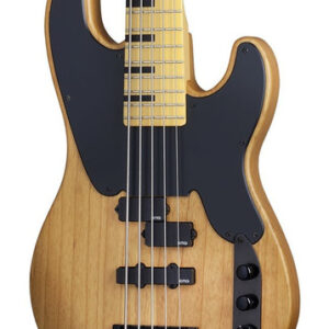 Schecter Model-T Session-5 Bass Guitar in Aged Natural Satin