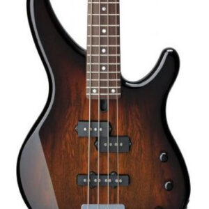 Yamaha TRBX174EW 4-String Bass Guitar in Natural Exotic Wood Top in Tobacco Brown Sunburst