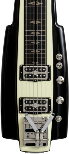 Duesenberg Fairytale Lap Steel Guitar in Ivory and Black
