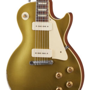 Gibson Custom Shop Murphy Lab 1954 Les Paul Goldtop Reissue Heavy Aged Electric Guitar in Double Gold