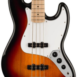 Squier Affinity Jazz Bass Guitar in 3-Colour Sunburst with Maple Fingerboard