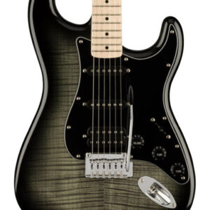 Squier Affinity Stratocaster FMT HSS Electric Guitar in Black Burst