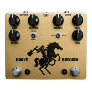 Ceriatone Horse Breaker Overdrive Pedal in Gold