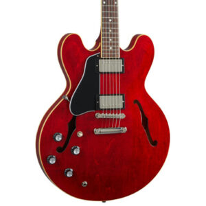 Gibson ES-335 Left Handed Electric Guitar in Sixties Cherry