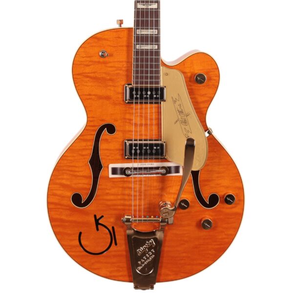 G6120T-55 Vintage Select Edition 55 Chet Atkins Hollow Body with Bigsby TV Jones Vintage Orange Stain Lacquer (37681)