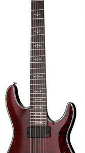 Schecter Hellraiser C-7 7 String Electric Guitar in Black Cherry