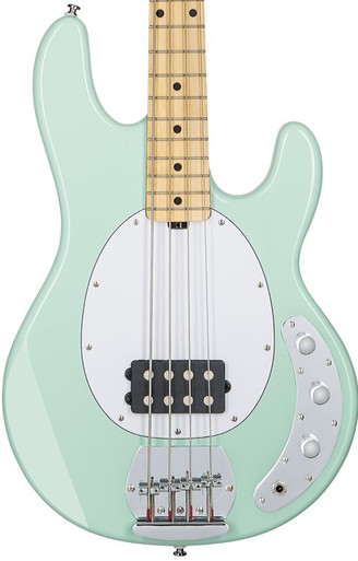 Sterling by Music Man StingRay Ray4 Bass Guitar in Mint Green
