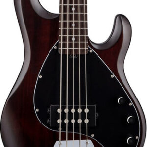 Sterling by Music Man StingRay Ray5 5-String Bass Guitar in Walnut Satin