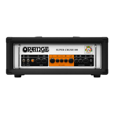 Orange Super Crush 100 Solid-State Amp Head in Black