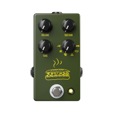 JHS Pedals Muffuletta Fuzz Pedal in Army Green