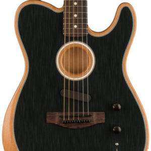 Fender Acoustasonic Player Telecaster Acoustic/Electric Guitar in Brushed Black