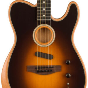 Fender Acoustasonic Player Telecaster Acoustic/Electric Guitar in Shadow Burst