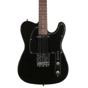 EastCoast T1 Electric Guitar in Black with Rosewood Fretboard
