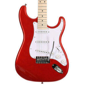 EastCoast ST1 Electric Guitar in Red with Maple Fretboard