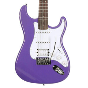 EastCoast ST2 HSS Electric Guitar in Purple Metallic Rosewood Fretboard