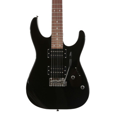 EastCoast HM1 Electric Guitar in Black Rosewood Fretboard