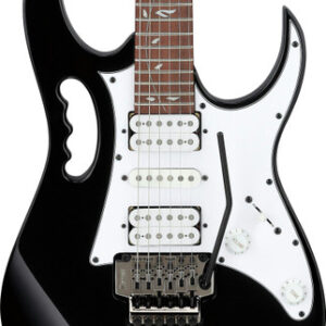 Ibanez JEMJR-BK Jem Junior Steve Vai Signature Electric Guitar in Black