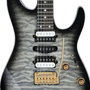 Ibanez AZ47P1QM-BIB Premium Electric Guitar in Black Ice Burst