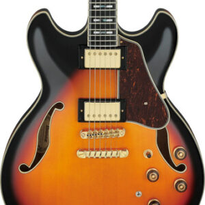 Ibanez AS113-BS Artstar Semi-Hollow Body Guitar in Brown Sunburst