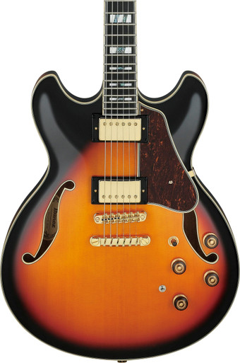 Ibanez AS113-BS Artstar Semi-Hollow Body Guitar in Brown Sunburst