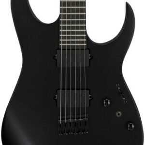 Ibanez RGRTB621-BKF Iron Label Electric Guitar in Black Flat