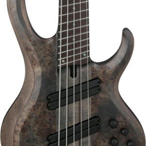 Ibanez BTB805MS-TGF 5-String Multi-Scale Bass Guitar in Transparent Grey Flat