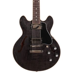Gibson ES-339 Semi Hollow Electric Guitar in Trans Ebony (19882)